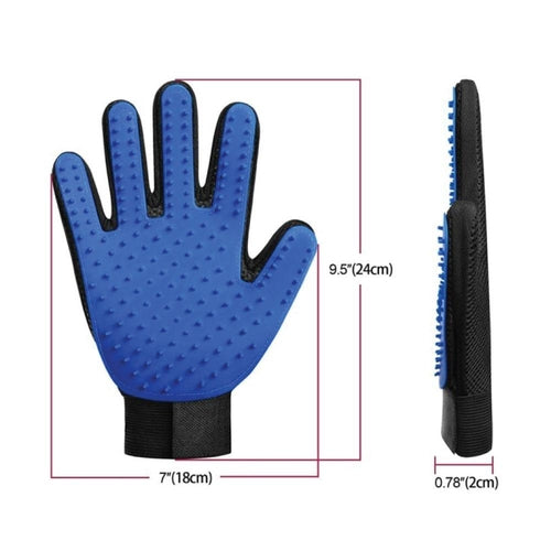🐶 2-in-1 Fellpflege- und Massagehandschuh für Hunde & Katzen   (2in1 Pet Deshedding and Massage Glove - Dog or Cat Hair )Grooming Right