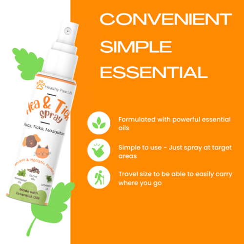 Flea & Tick  Shampoo for  Pets - Powered by  Plant based Natural