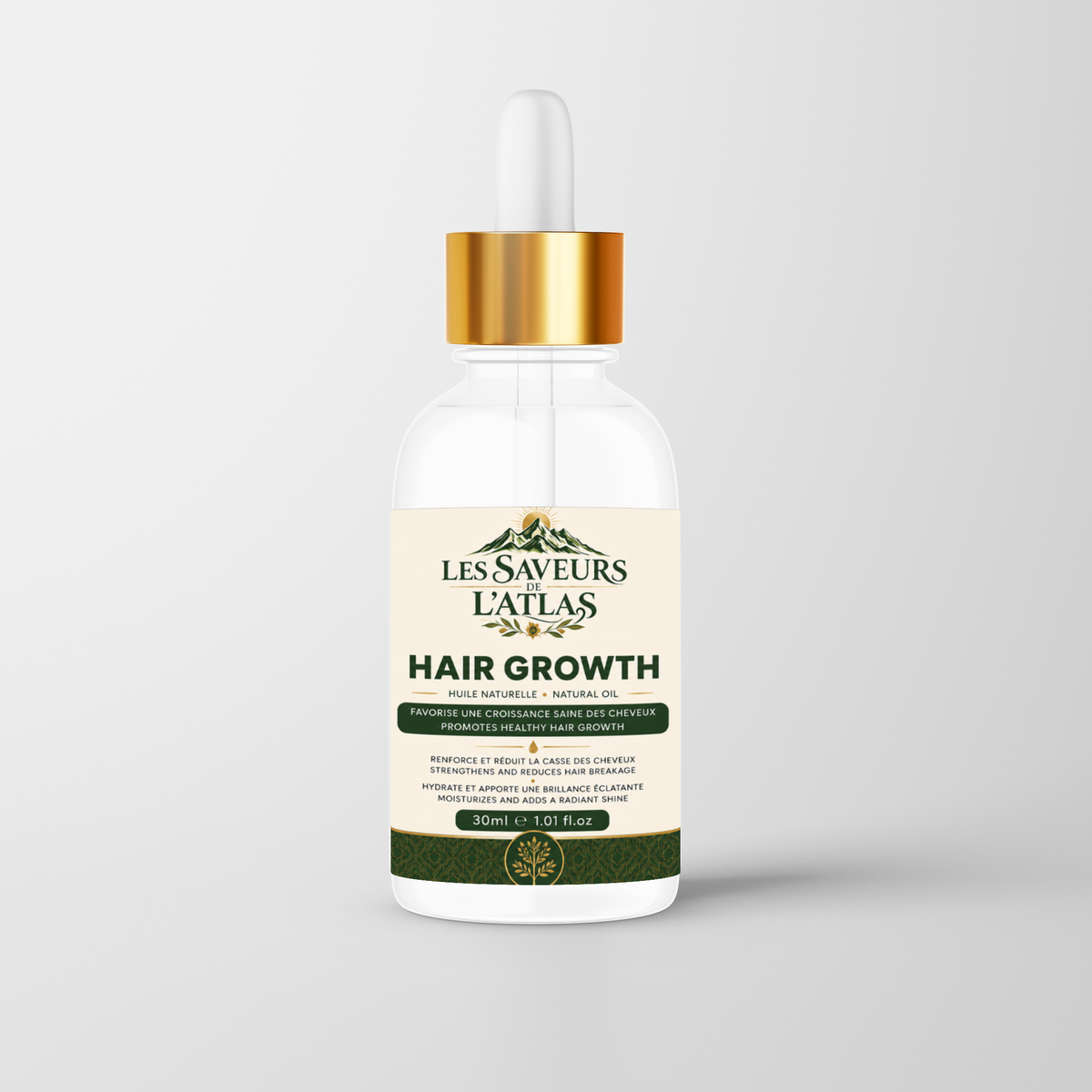 🌿 Hair Growth Serum – سيروم طبيعي لنمو وتقوية الشعر