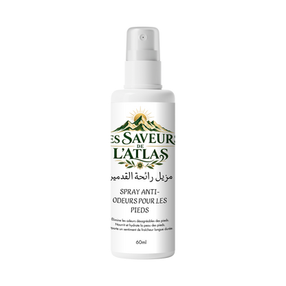 Spray Anti-Odeurs de Pieds / بخاخ فعّال يساعد على القضاء على روائح القدم الكريهة