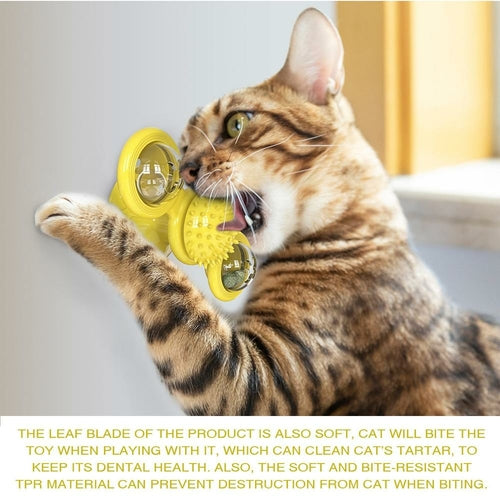 Interaktiver LED-Spielball für Katzen 

✔️ Hält deine Katze aktiv und beschäftigt.
✔️ Leuchtet und dreht sich automatisch.
✔️ Einfache Befestigung an glatten Oberflächen.
✔️ Ideal für Wohnungskatzen.
✔️ Robustes und langlebiges Material