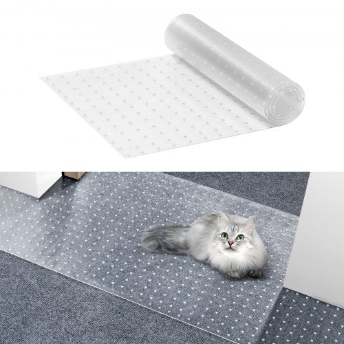 Carpet Protector for Pets, 15in x 4' PVC Scratch-Proof Cat Carpet