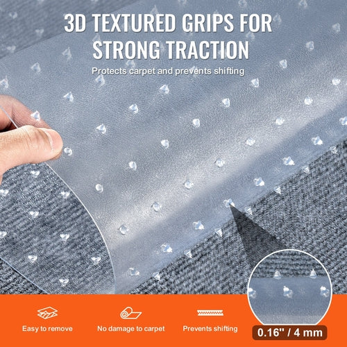 Carpet Protector for Pets, 15in x 4' PVC Scratch-Proof Cat Carpet